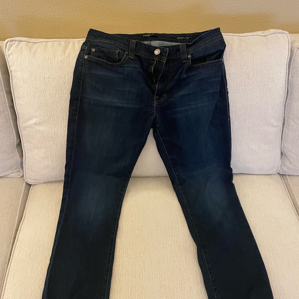 Men's Fidelity Jimmy Jean, size 34X30 EUC